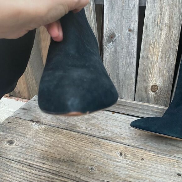 Something Navy Parker Suede Boot in black size 8.5 - Picture 9 of 12